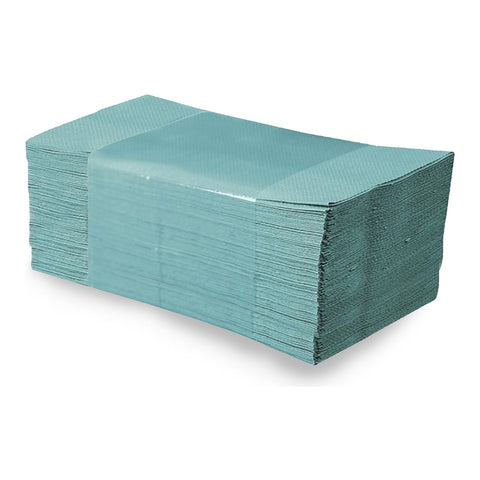 Handtuchpapier grün – 5000 Blatt, 1-lagig, Z-Falz – Bild 2
