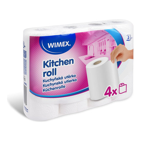 Küchenrolle 4 Rollen à 80 Blatt – 3-lagig, 100 % Zellstoff
